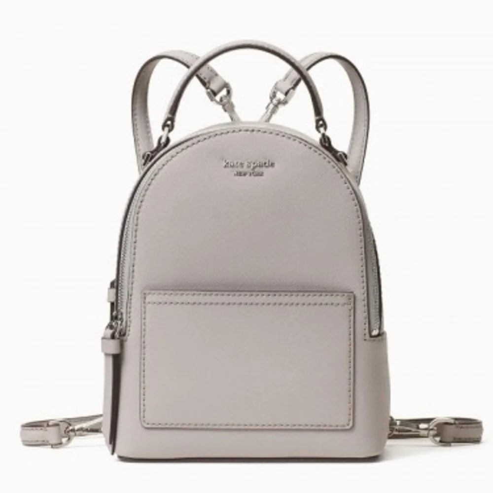 KATE SPADE New York Cameron Mini Convertible Backpack Sling Crossbody SOFT TAUPE